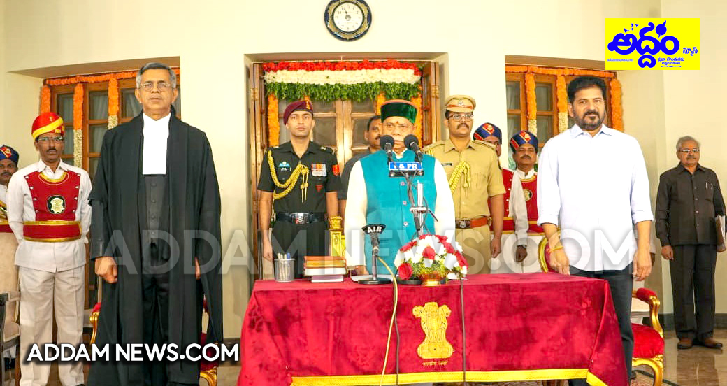 తెలంగాణ రాష్ట్ర 5వ గ‌వ‌ర్న‌ర్‌గా శివ్ ప్ర‌తాప్ శుక్లా ప్ర‌మాణ‌ స్వీకారం